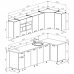 Кухня угловая "Рио" NEW ЛДСП 2,6х1,0 м (490) Кухня угловая "Рио" NEW ЛДСП 2,6х1,0 м (490)